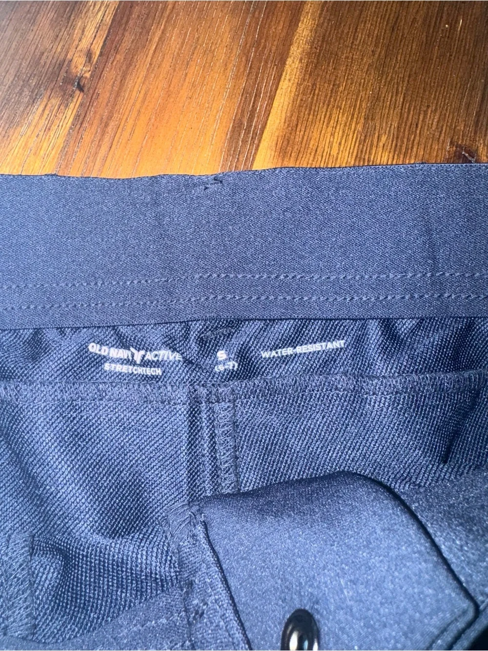 NWT Old Navy Active Boys Navy Stretch Tech Cargo Pants School Uniform Size 6-7